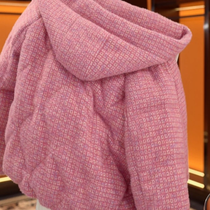 【进口品质】花间2025新款保暖羽绒服90鸭绒羽绒服外套d590彤彤