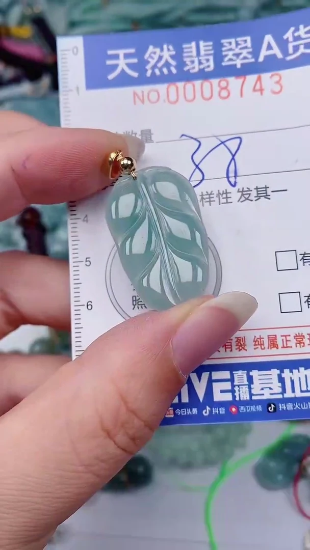 翡翠未镶嵌颈饰00008743