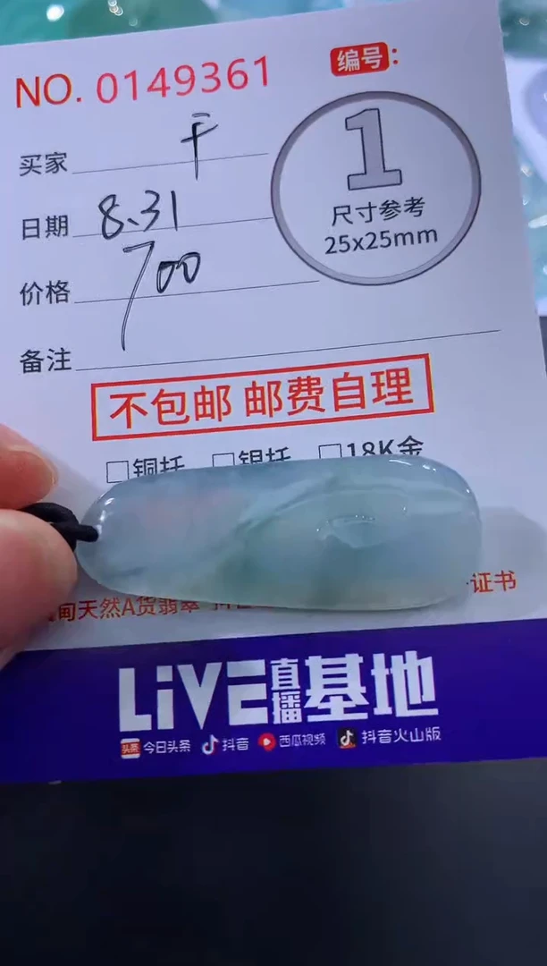 颈饰未镶嵌翡翠（****）！
