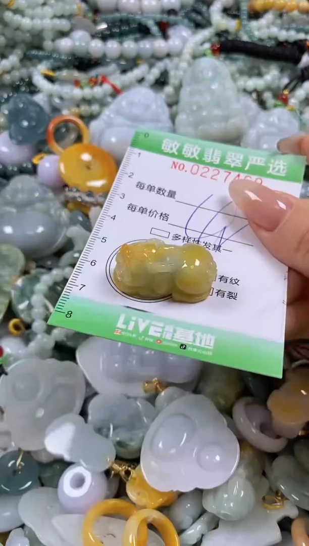 翡翠未镶嵌颈饰闪购0227469