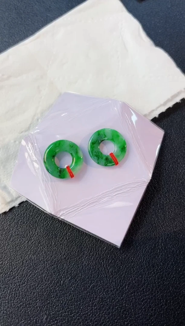 【闪购商品】翡翠耳饰未镶嵌含小耳包/支持复检一对