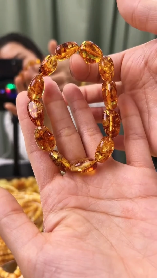 【闪购商品】琥珀手链未镶嵌蜜蜡手串