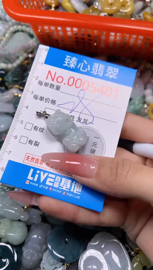 【闪购商品】翡翠颈饰未镶嵌含绳0005401