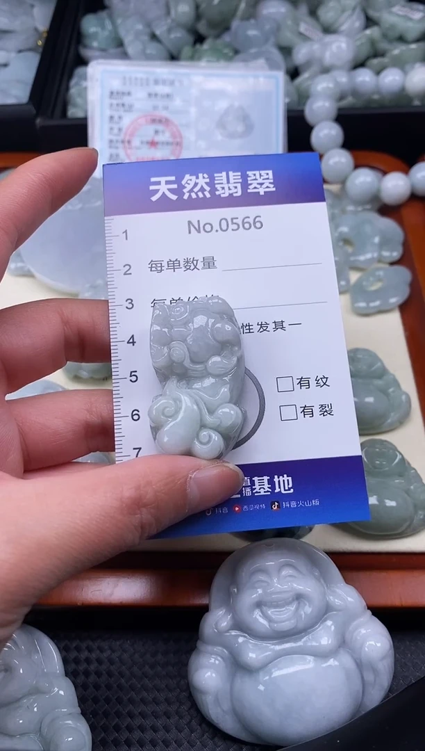【闪购商品】翡翠颈饰未镶嵌缅甸A货翡翠0566