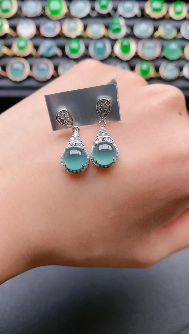 【闪购商品】翡翠戒指银S925镶嵌11111