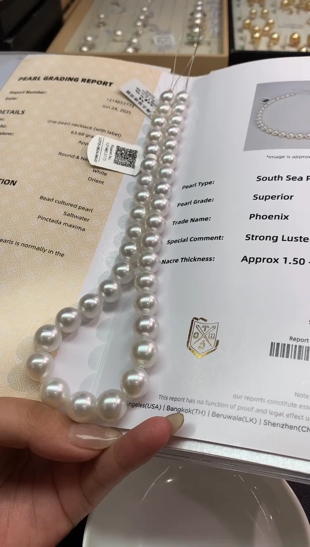 未镶嵌项链海水珍珠E354|49800