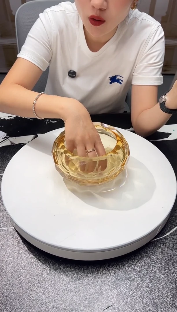 茶宠巴比特美学 金色烟灰缸