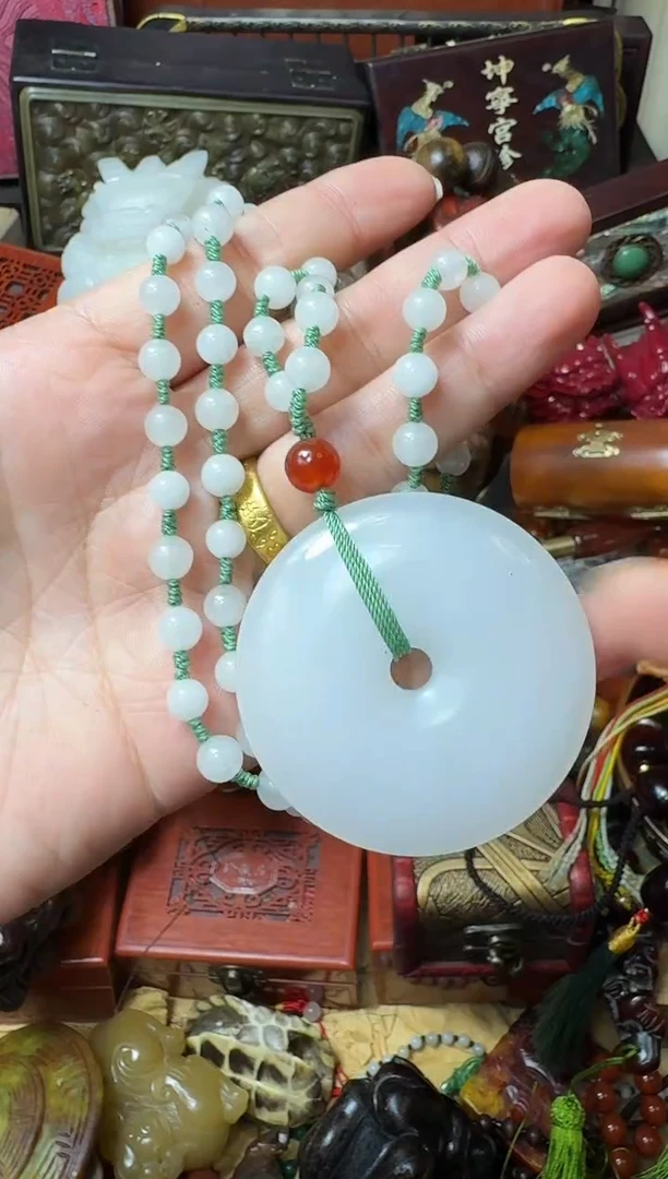 未镶嵌和田玉（白玉）挂件主播推荐：一物一拍，讲解为准！