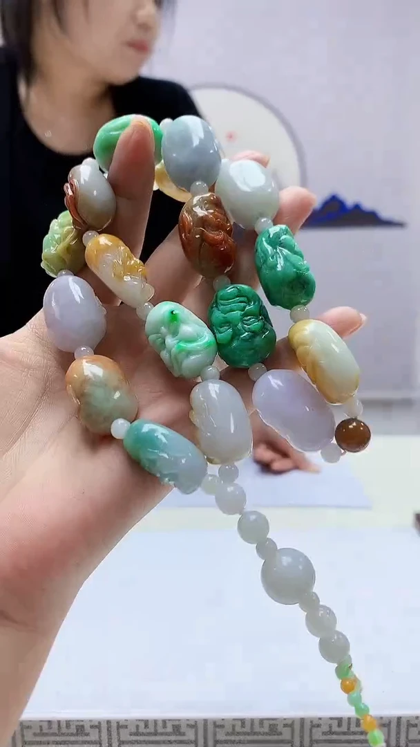 定制翡翠未镶嵌4902ms-毛货137手持