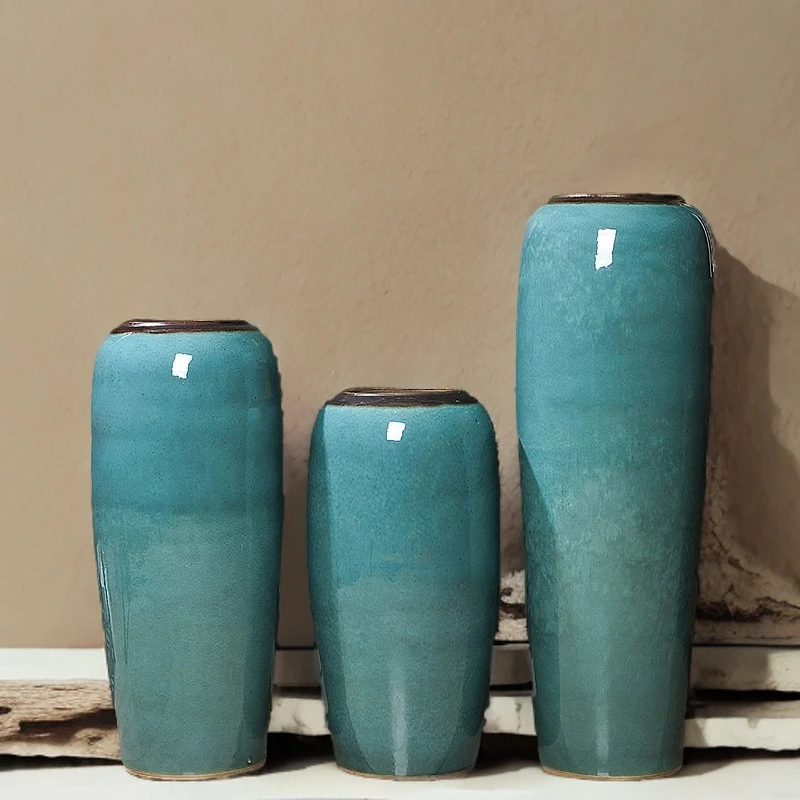 景德镇陶瓷落地大花瓶客厅庭院大厅院子可插干枝可水养高级感花瓶