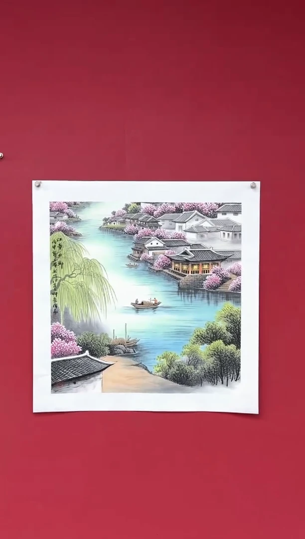 国画国画绘画山水花鸟