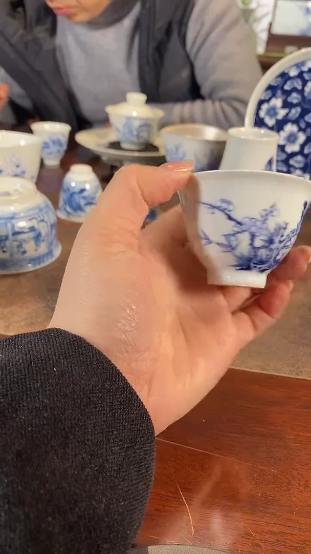 华山拙隐 喜鹊登梅主人杯