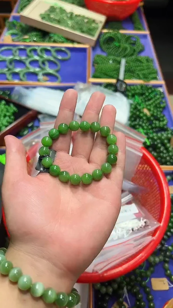 未镶嵌手串和田玉俄料手串卡11