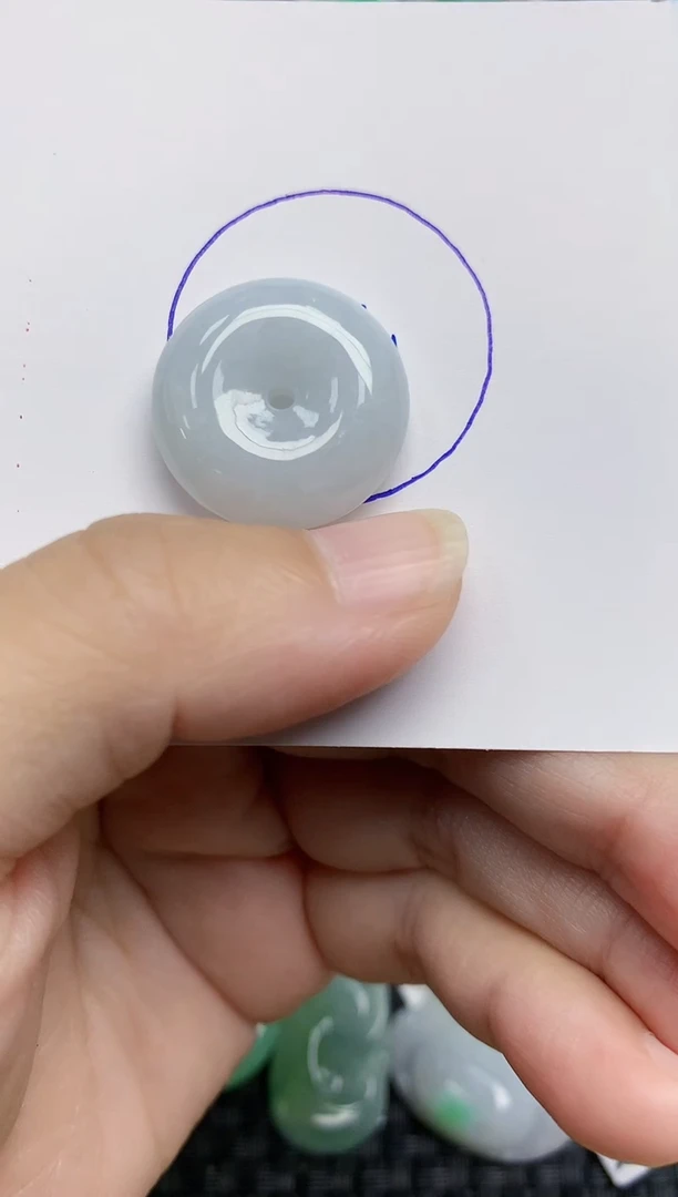 翡翠未镶嵌颈饰天然A货翡翠