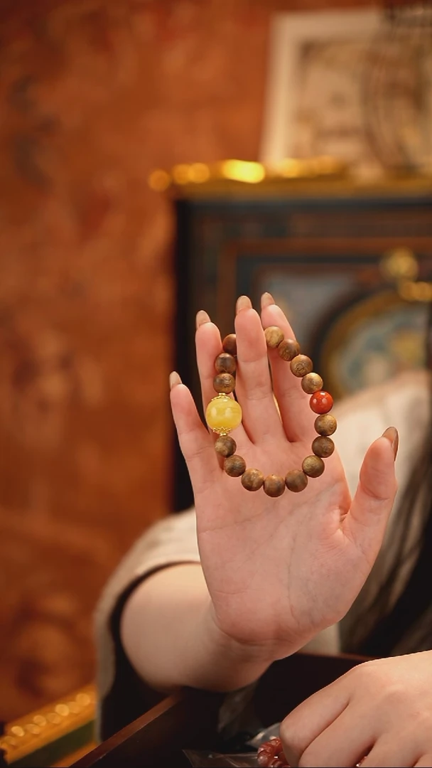 手串沉香银S925镶嵌采灵阁出品必须精品