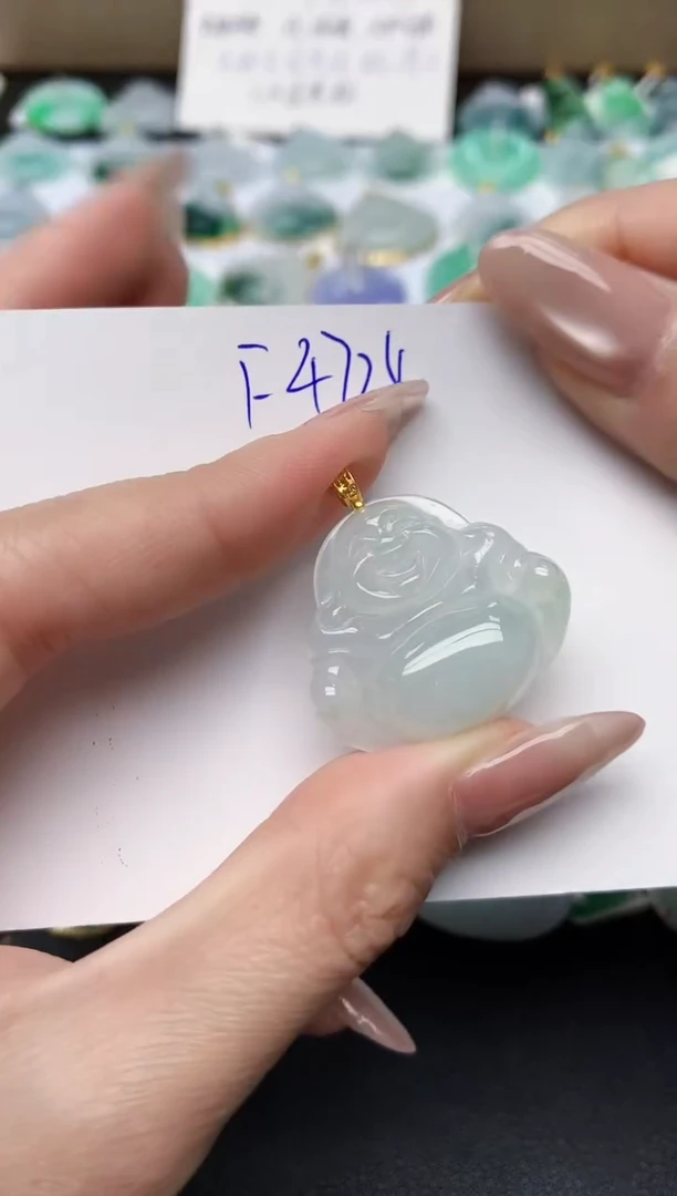 颈饰未镶嵌翡翠天然缅甸A货翡翠百元以上9元证书费自理