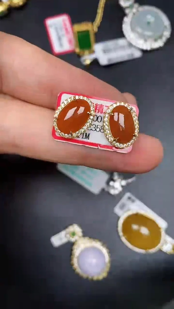 银S925镶嵌戒指翡翠2910