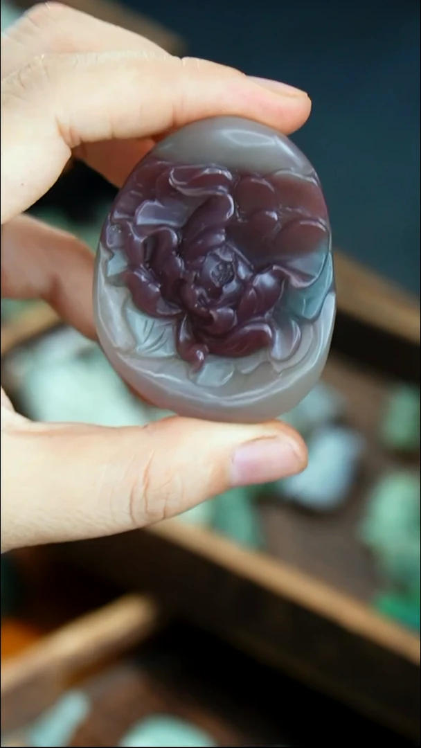 未镶嵌吊坠玛瑙/玉髓嘿*0001