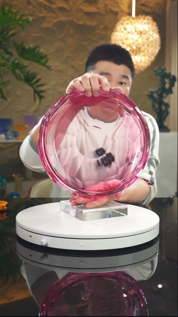 【闪购商品】瓷片金红切面果盘