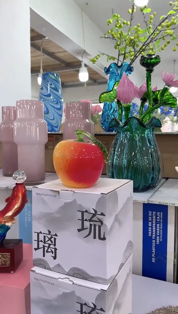 【闪购商品】无铅玻璃美全花器-v-早7