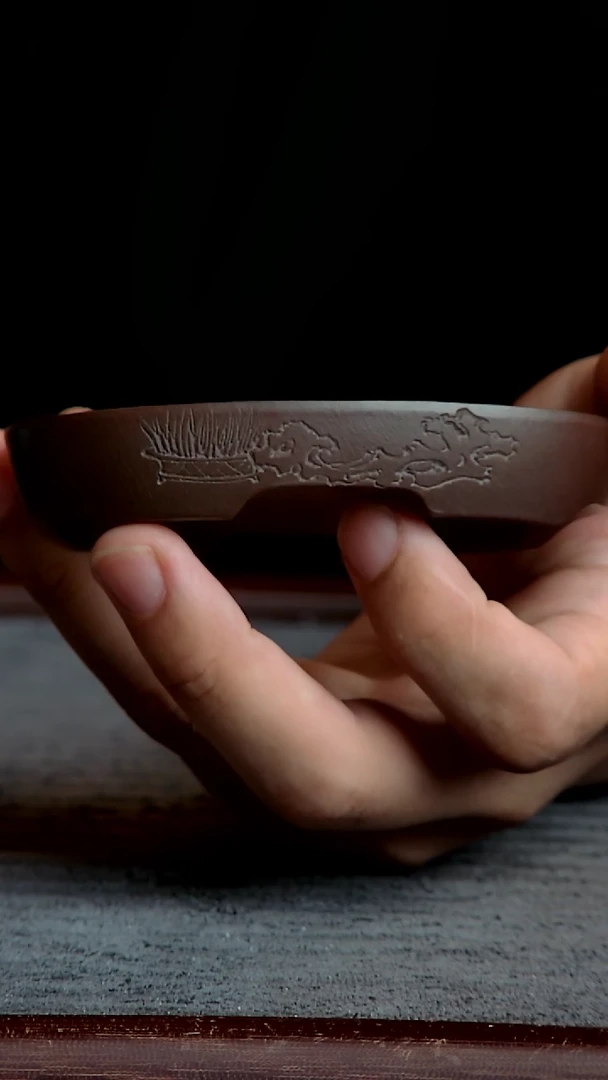 紫砂花盆8.5*4.5*1内径尺寸