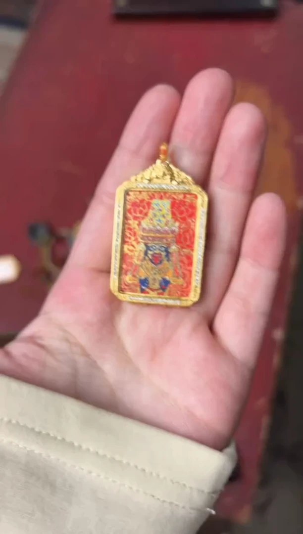 卷轴画龙妹的唐卡tk16