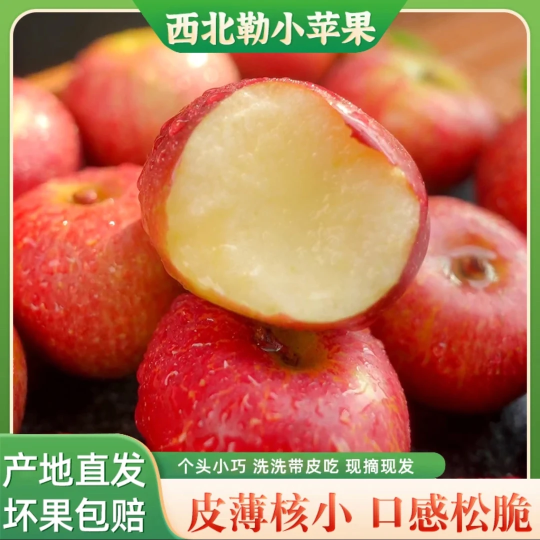 百果旋律【顺丰包邮】正宗西北勒小苹果当季新鲜糖心昭通苹果脆甜