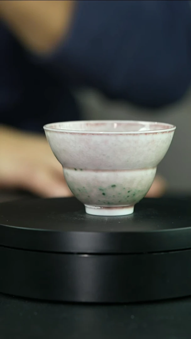 杯庐陵昱西两字篆款折腰杯（13号）