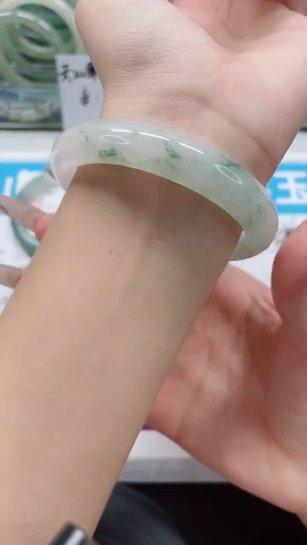 未镶嵌手镯石英质玉52-55/56