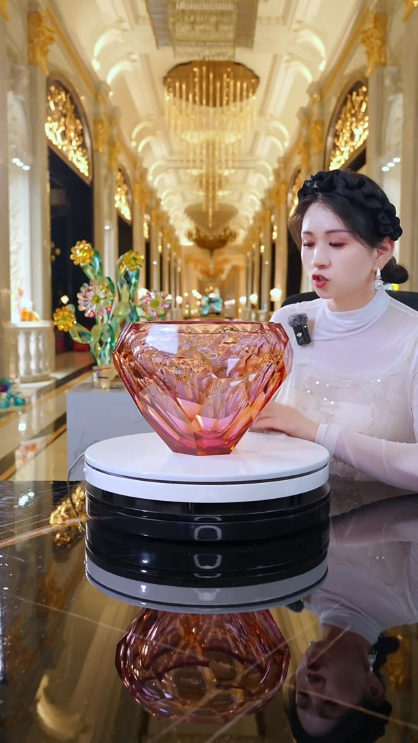 摆件YB00017琉璃艺术果碗