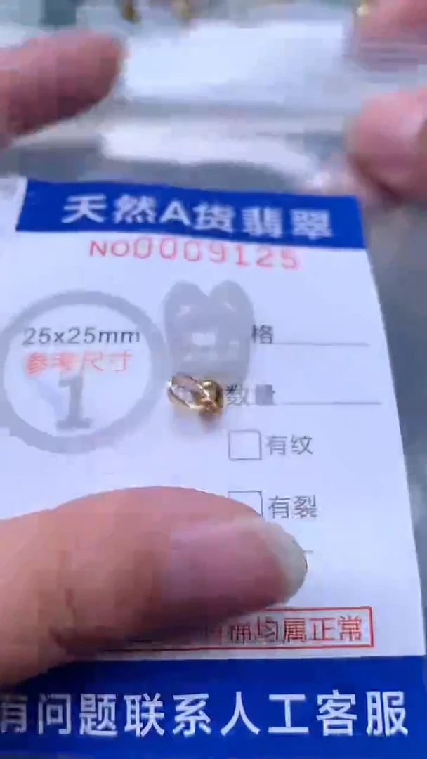 翡翠未镶嵌吊坠(不含链)1