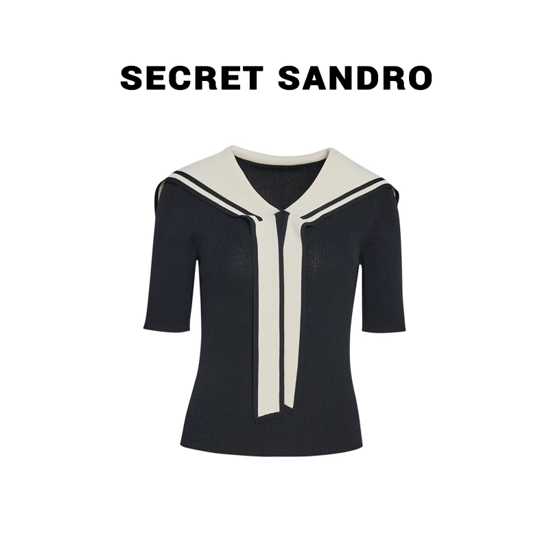 【海军领】【多娜&Secret Sandro粉丝专享】毛衫 M55299130N