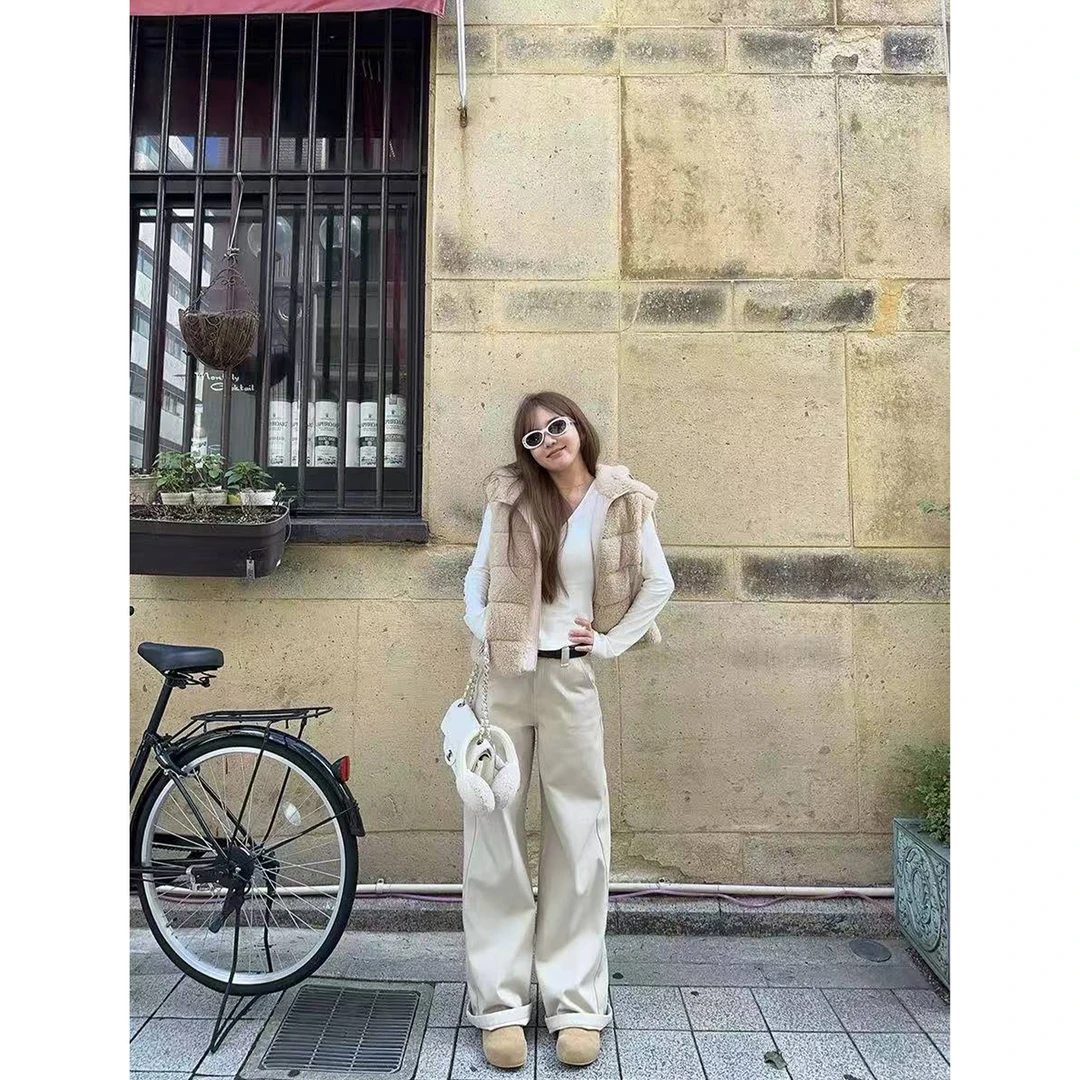 秋冬加绒百搭休闲裤直筒裤 C 9777#