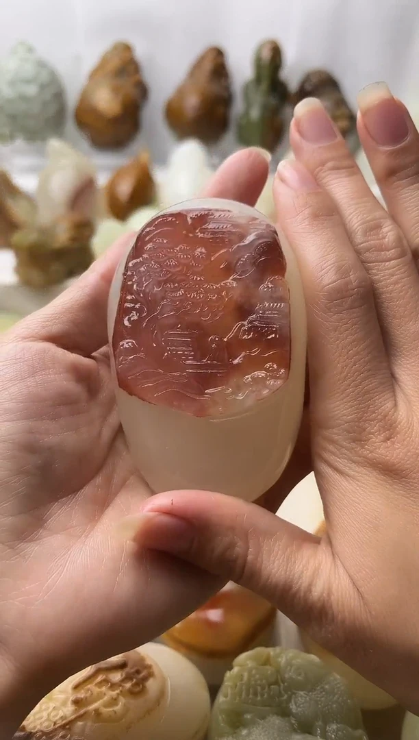 石材方解石棉纹正常不退换山水