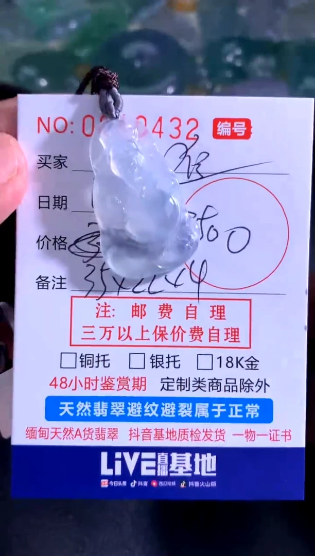 翡翠未镶嵌颈饰追*足追