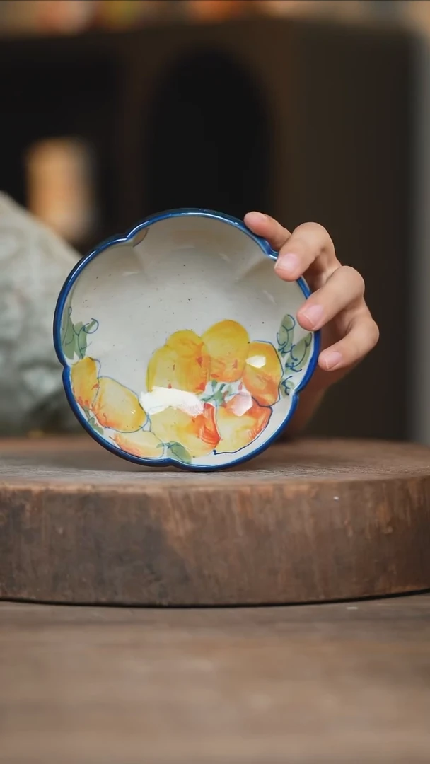 瓷片景德镇高温釉下彩（食品级）