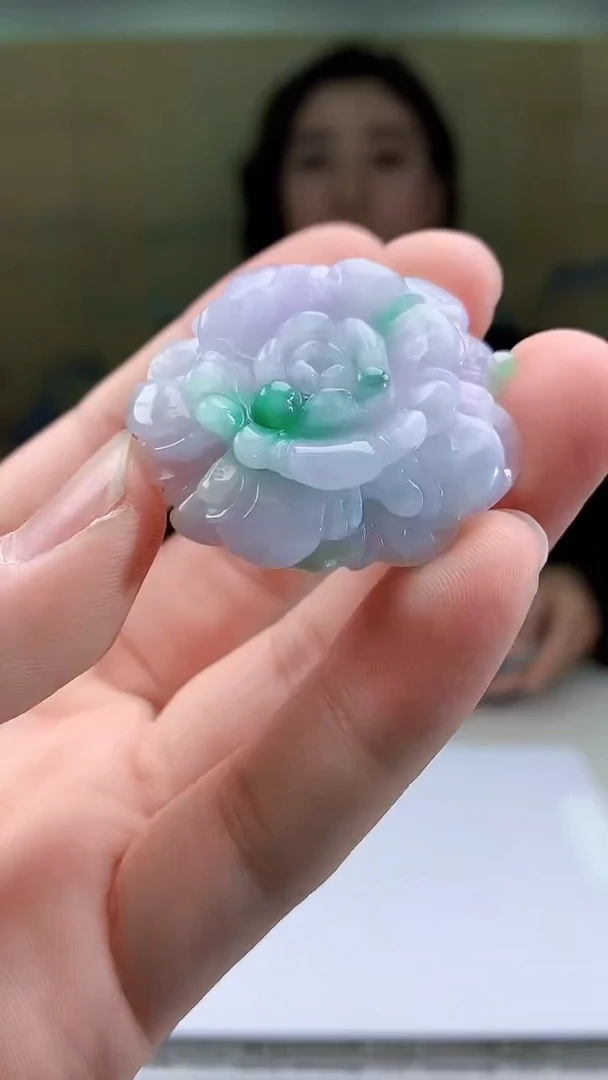 【闪购商品】定制翡翠未镶嵌4829bb-毛货挂件48