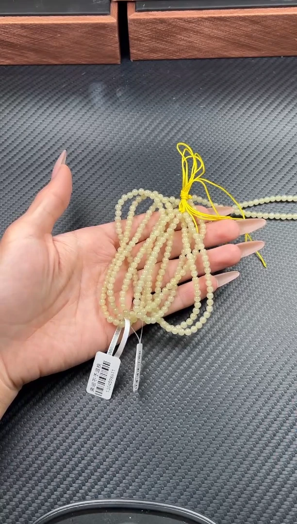 未镶嵌手串和田玉若羌微色差长链卡4M多样性发货拍一发一