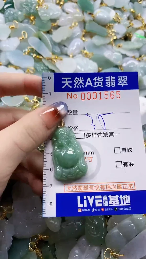 颈饰未镶嵌翡翠天然A货翡翠