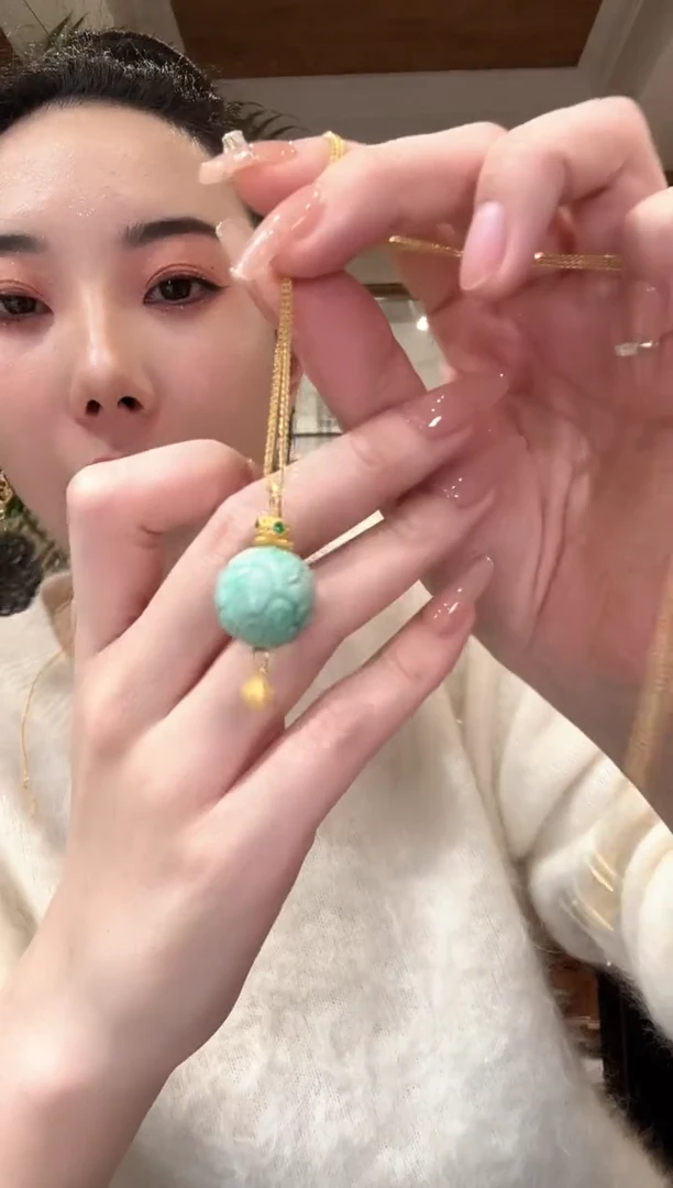 【闪购商品】翡翠颈饰未镶嵌国风