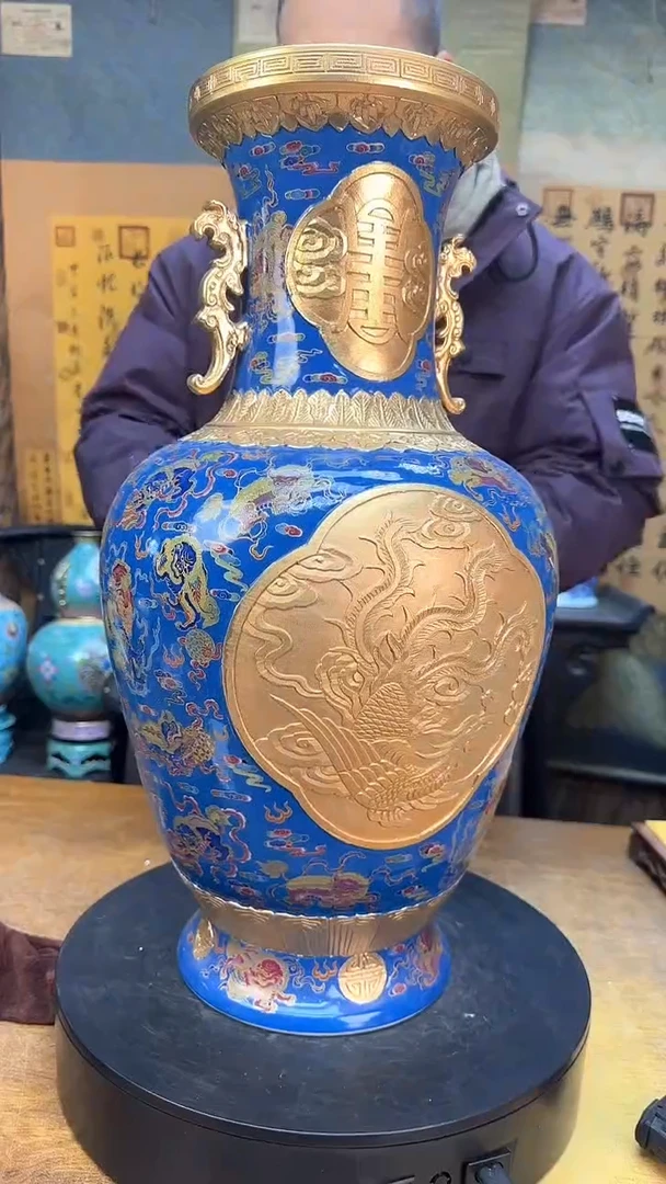 【闪购商品】瓶景德镇陶瓷客厅摆件