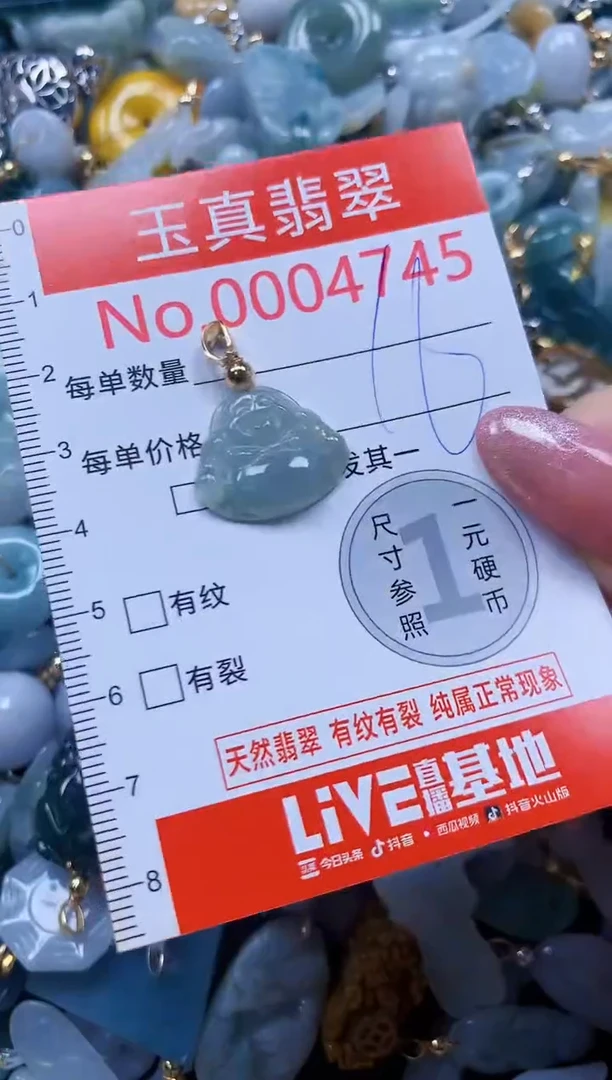 翡翠未镶嵌吊坠(不含链)4745