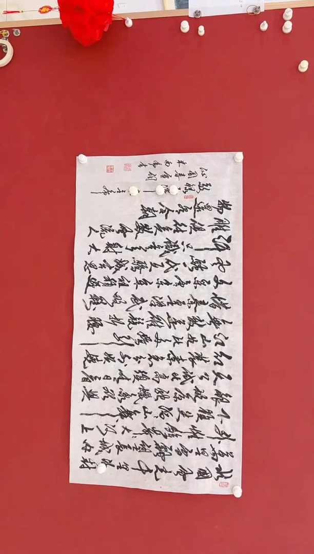 【闪购商品】书法米南阳    书法8平尺     合影3