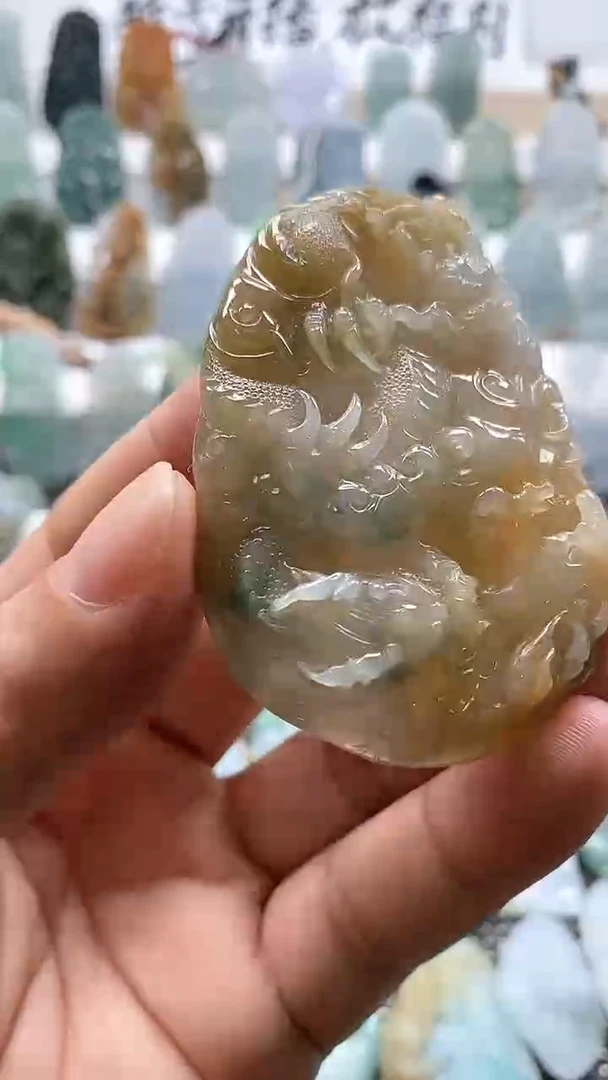 翡翠未镶嵌吊坠(不含链)1