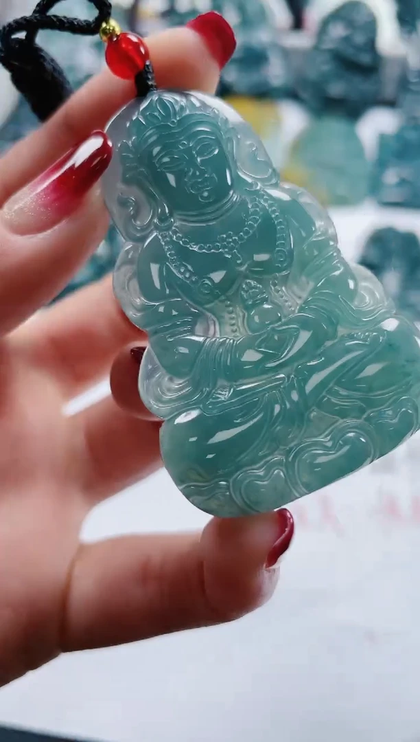 【闪购商品】翡翠颈饰未镶嵌多样性发货一件发货-度母