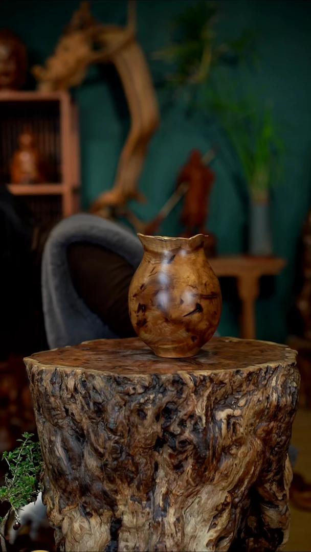 枣木雷击枣木富贵罐