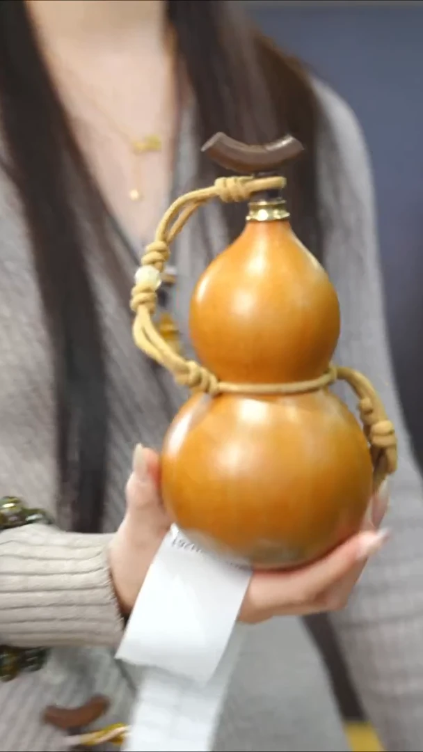 【闪购商品】XH260大漆酒葫芦不包手串及旋转底座