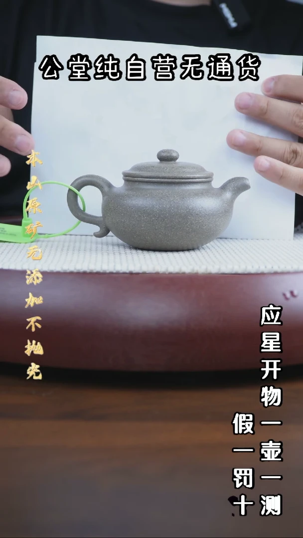 茶壶紫砂黄龙山ji品青段 大亨仿古 200cc