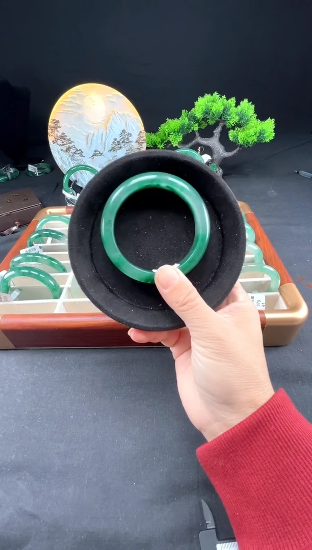 未镶嵌手镯石英质玉（非洲翠）真品上等纯天然非洲翠玉手镯石英质玉