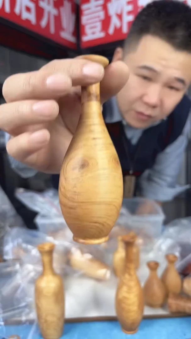 柏木其他太行陈化崕柏大号花瓶摆件一号